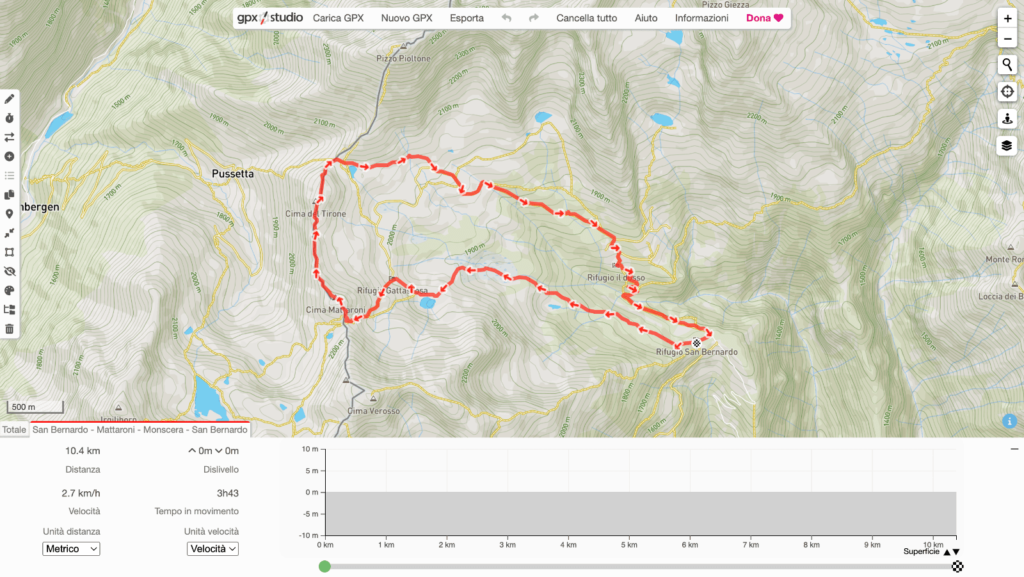 Anteprima percorso trekking 16
